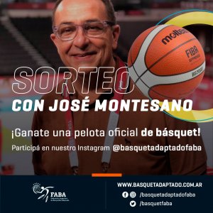 Imagen del post SORTEO: GANATE UNA PELOTA DE BÁSQUET DE LA MANO DE JOSÉ MONTESANO Y FABA